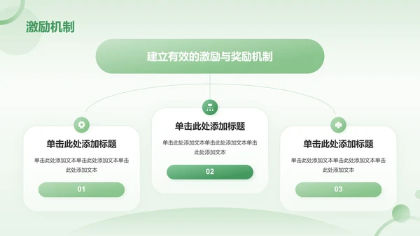 绿色小清新八月你好——工作总结汇报PPT模板