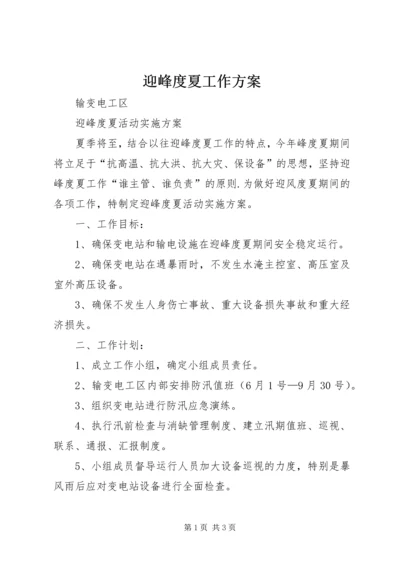 迎峰度夏工作方案 (5).docx