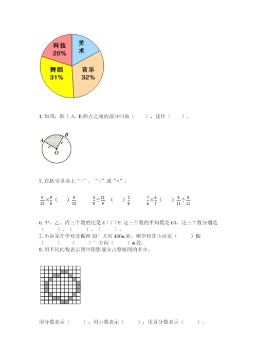 小学数学六年级上册期末模拟卷【易错题】.docx