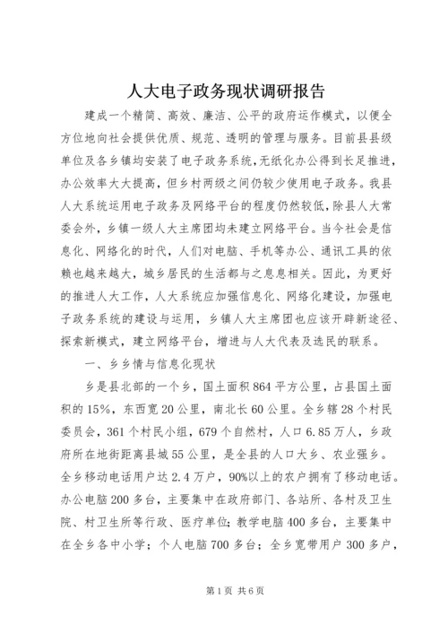 人大电子政务现状调研报告.docx