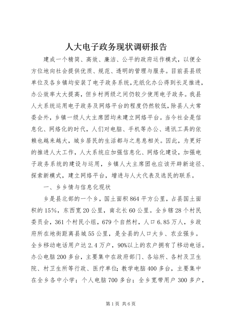 人大电子政务现状调研报告.docx