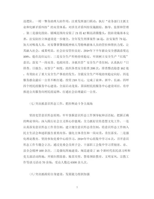 精编之经典范文镇2年工作总结及2年工作计划.docx