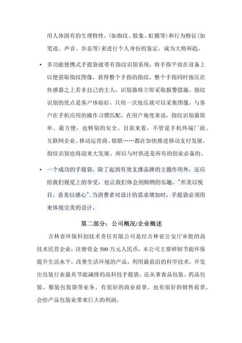 租赁式多功能手提袋商品策划书.docx