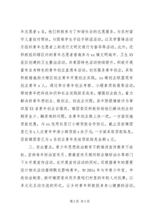 五四红旗团委事迹材料.docx