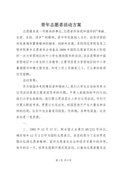 青年志愿者活动方案 (9).docx