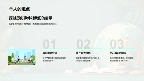 历史事件教学剖析PPT模板