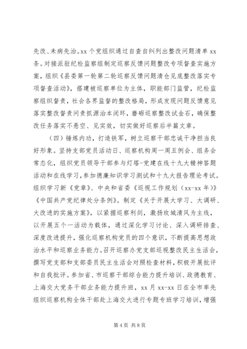 县巡察工作调研报告.docx