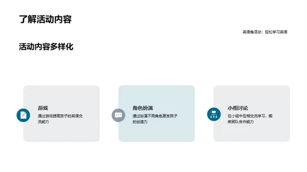 英语角的探索之旅