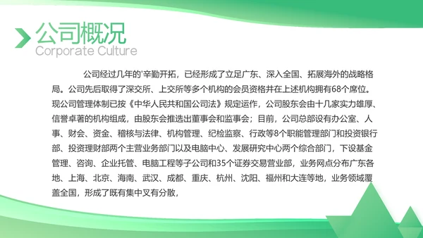 绿色大气医疗公司宣传工作总结汇报动态PPT
