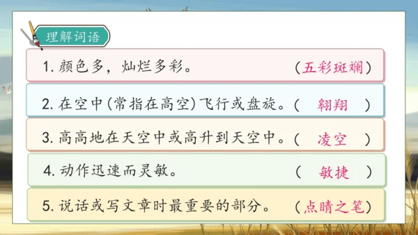 【核心素养】部编版语文四年级下册-6.飞向蓝天的恐龙 第1课时（课件）