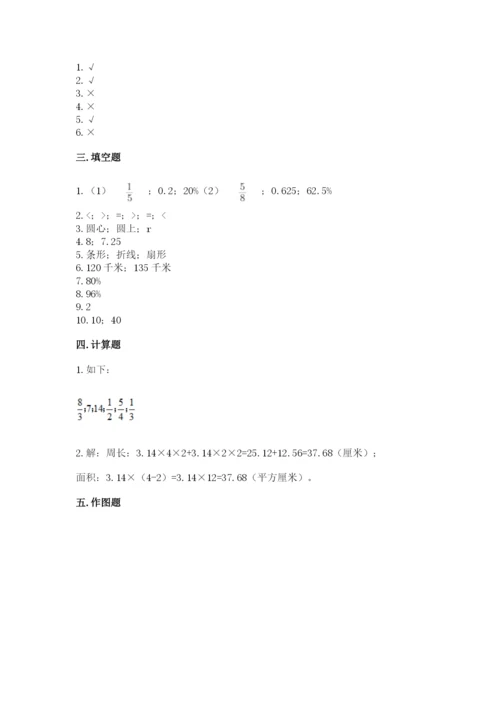 2022六年级上册数学期末测试卷含答案【名师推荐】.docx