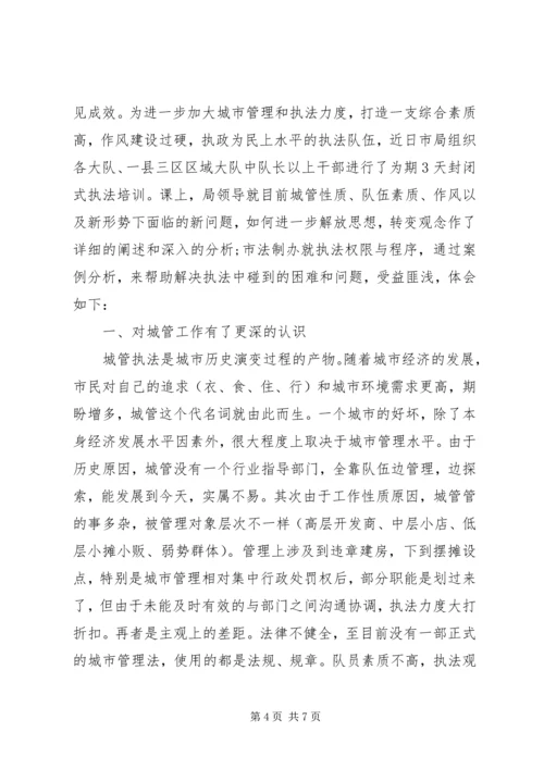 城管大队学习先进个人心得体会及收获.docx
