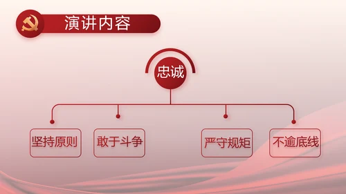 红色党建党支部工作汇报计划PPT党课
