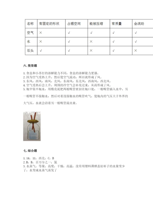 教科版三年级上册科学期末测试卷精品【必刷】.docx