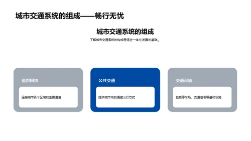 构建智慧城市的交通网