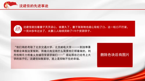 学雷锋标兵175个孩子的老爸沈建佳先进事迹ppt