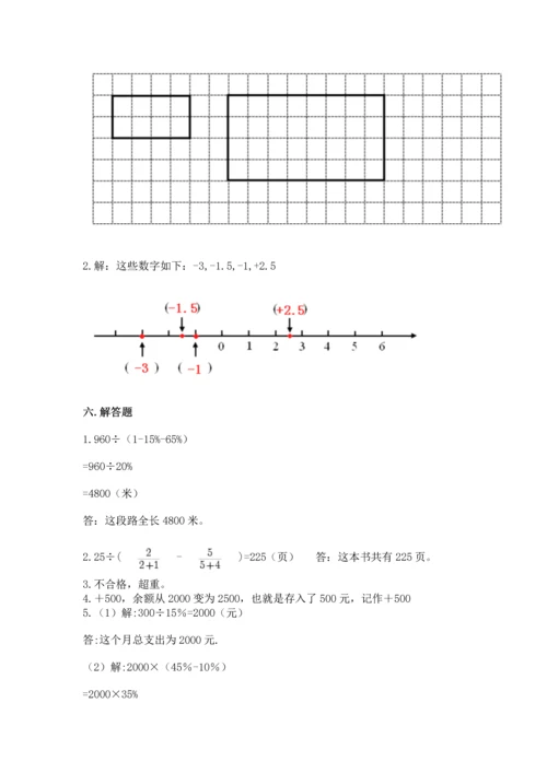 六年级下册数学 期末测试卷附参考答案（a卷）.docx