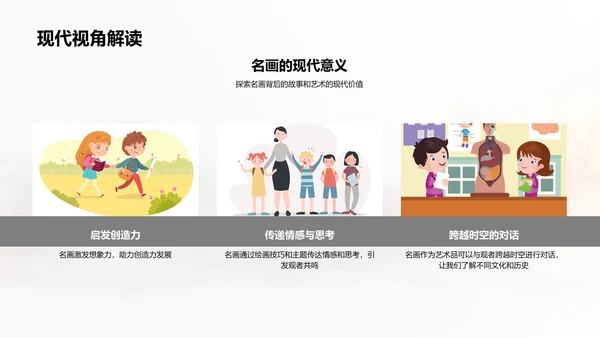 名画赏析技巧PPT模板