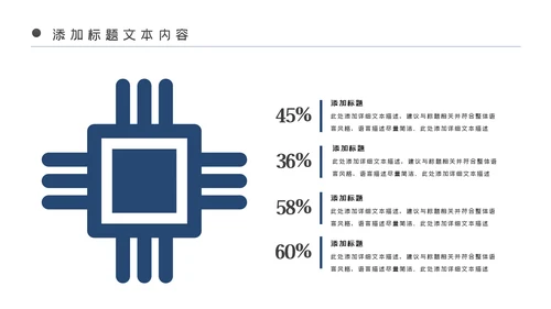 电子产品科技芯片主板工作汇报PPT模板