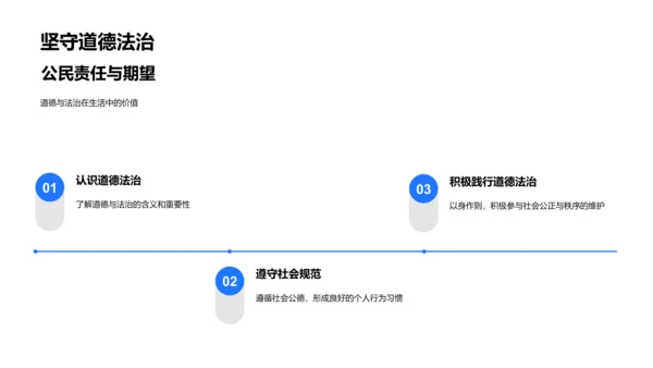 道德与法治教育PPT模板