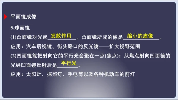 【人教2024版八上物理精彩课堂（课件）】4.6  第四章 光现象 章末复习