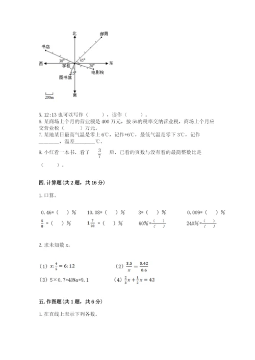 北师大版小学数学六年级下册期末检测试题【典优】.docx