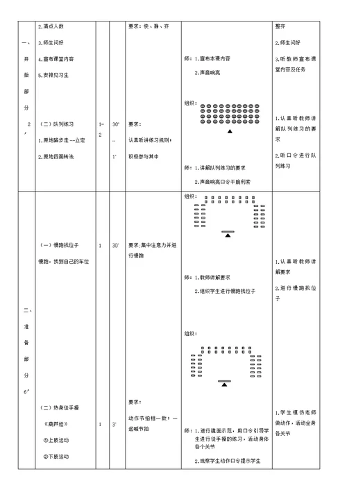 小学体育实践课《顶物走和游戏》教学设计