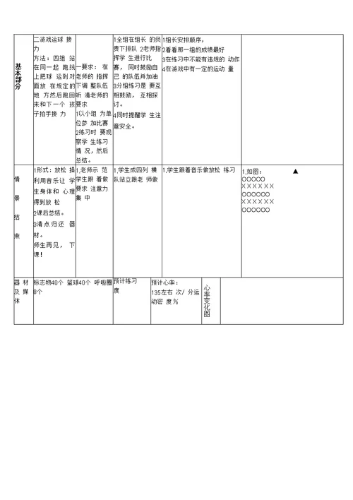 篮球兴趣小组教案 篮球教案