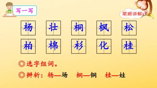 识字2 树之歌  课件