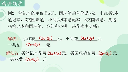 4.2整式的加法与减法  课件（共15张PPT）