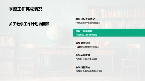 教学部门的成长之旅