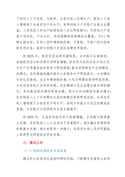 2022020211：实现巩固拓展脱贫攻坚成果同乡村振兴有效衔接工作方案.docx