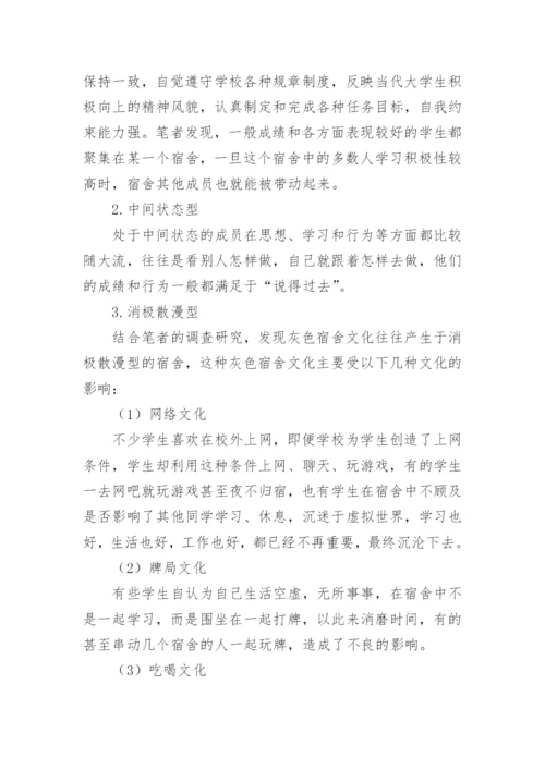 高职院校建立和谐宿舍文化论文.docx