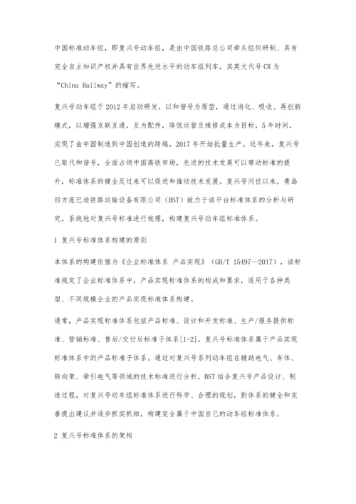 中国标准动车组标准体系研究.docx