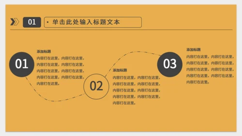 橙色简约实用工作型通用PPT模板