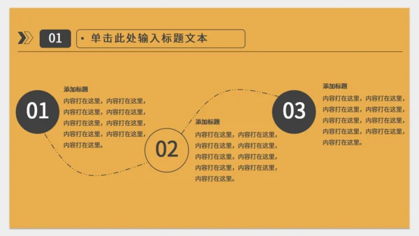 橙色简约实用工作型通用PPT模板