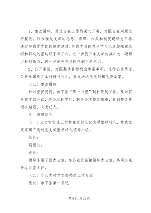 ：3关于XX社区党支部整顿转化的工作方案[共5篇].docx