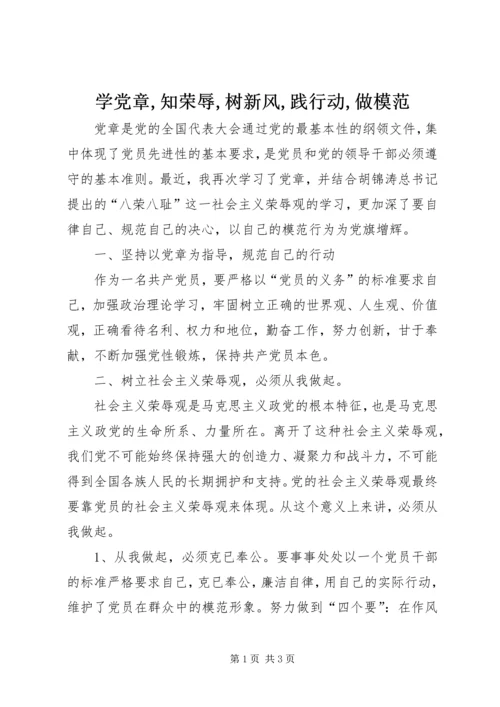 学党章,知荣辱,树新风,践行动,做模范 (2).docx