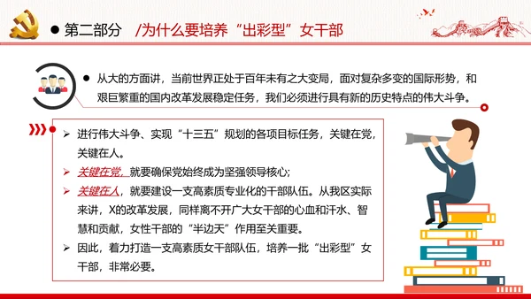听党话跟党走做新时代合格党员女干部党政党建党课支部团委学习
