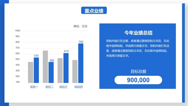 高级商务拟物扁平工作总结汇报PPT模板
