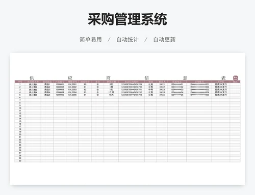 采购管理系统