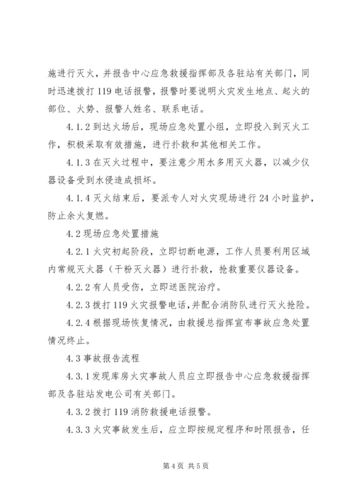 观测班库房及设备仪器火灾事故处置方案.docx