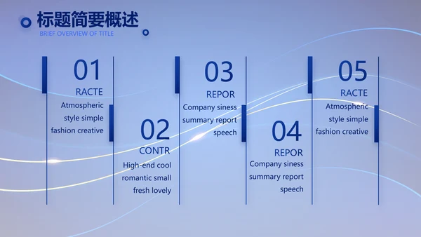 蓝色路演创新商业计划书商务动态PPT