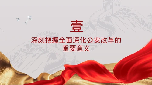公安警察系统学习二十大全面深化公安改革更好支撑和服务中国式现代化专题PPT