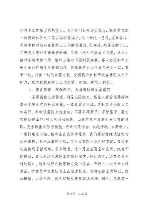 冬季森林防火工作会议讲话稿.docx