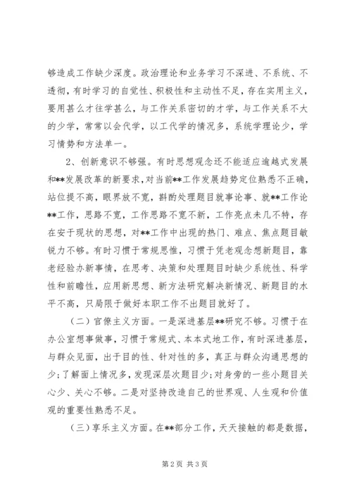 遵守和执行党的政治纪律情况自我剖析材料.docx