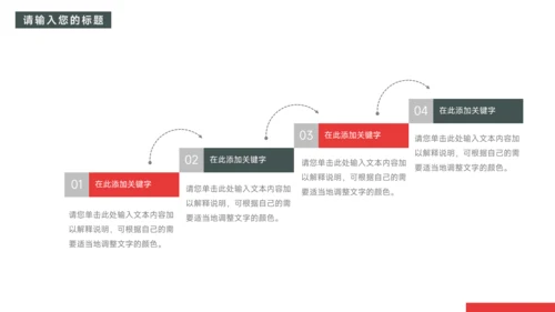 红色图文杂志风商业项目计划书PPT模板