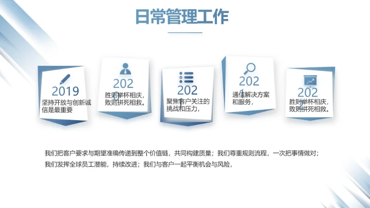 蓝色创意人力资源工作总结汇报PPT动态模板