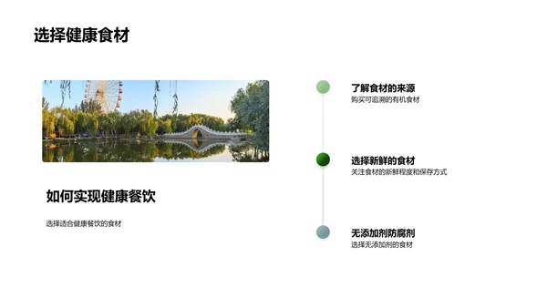 健康餐饮实践PPT模板
