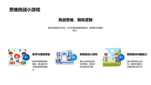 数学知识实践教学PPT模板